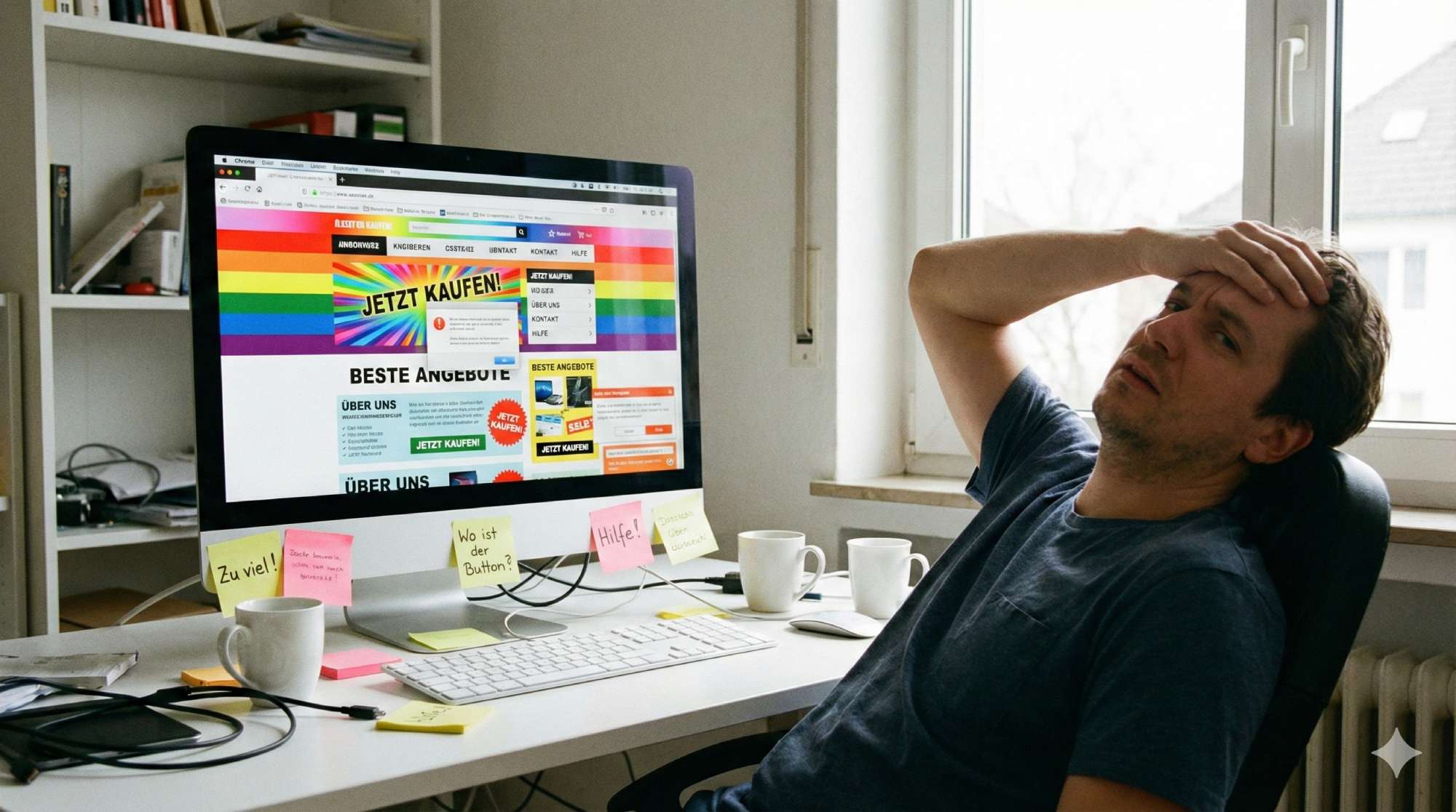 Überfrachtete Profile überfordern Besucher. Weniger ist bei der digitalen Selbstpräsentation fast immer mehr.