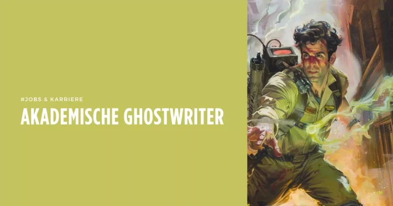 Akademische Ghostwriter anheuern: klug oder dämlich?