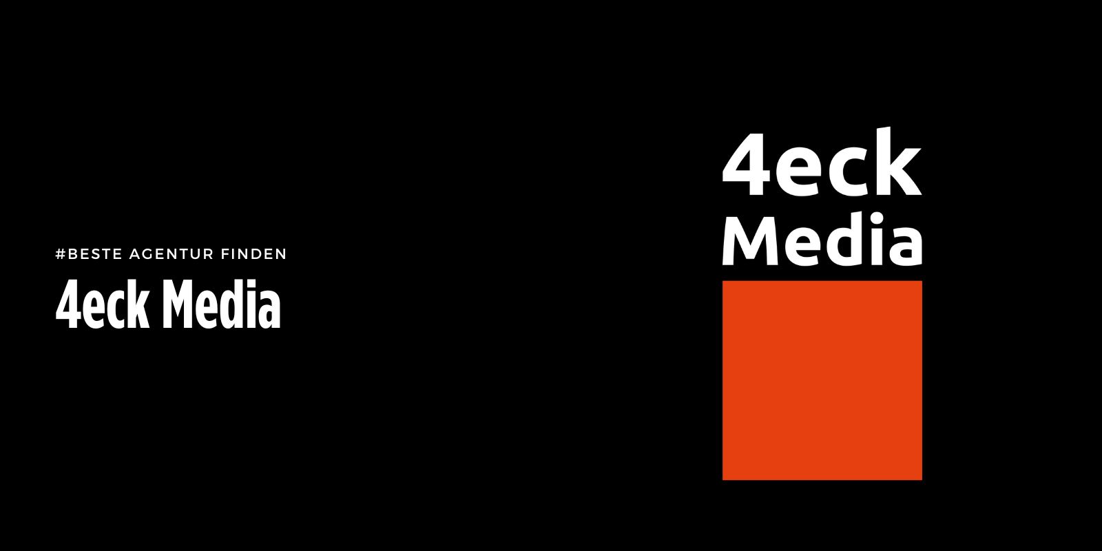 4eck Media: Das Beitragsbild für die Agenturvorstellung.