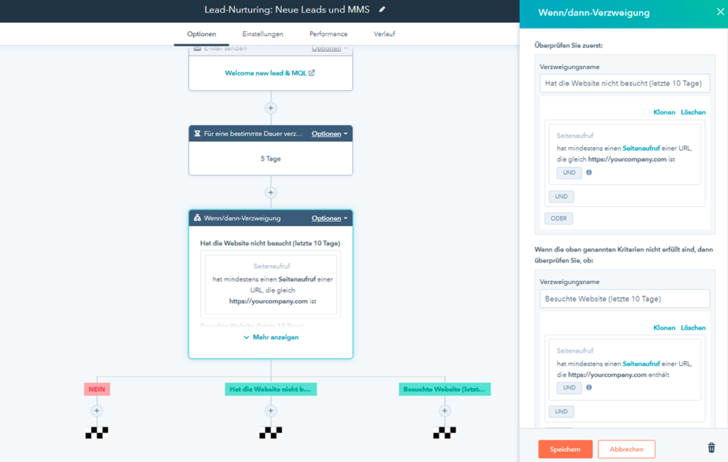 Automatisieren Sie Leadscoring, Follow-ups und Benachrichtigungen, um Routineaufgaben effizient abzubilden. Workflows helfen Ihnen, Leads zu bewerten und an den Vertrieb zu übergeben. Automatische Erinnerungen stellen sicher, dass Sie zum richtigen Zeitpunkt nachfassen.