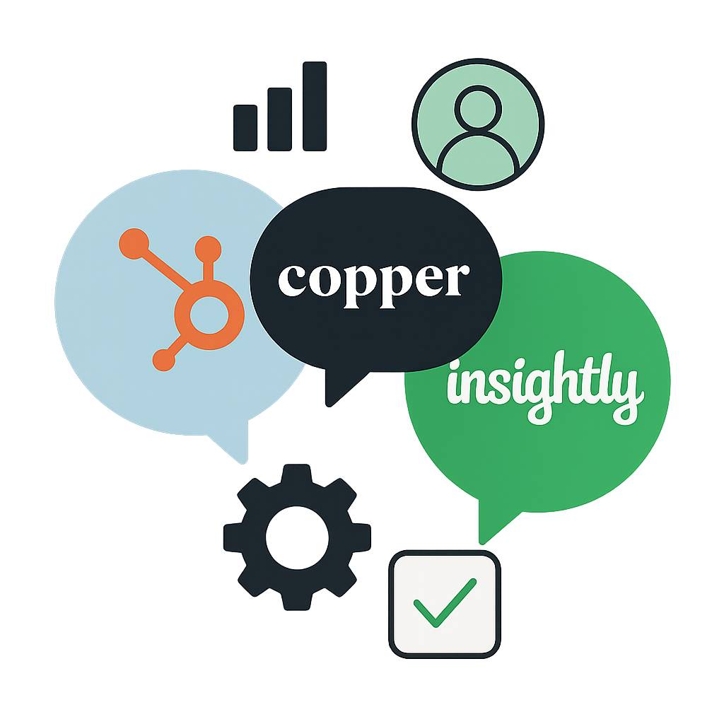 CRM Vergleich HubSpot CRM vs copper vs insightly Beitragsicon