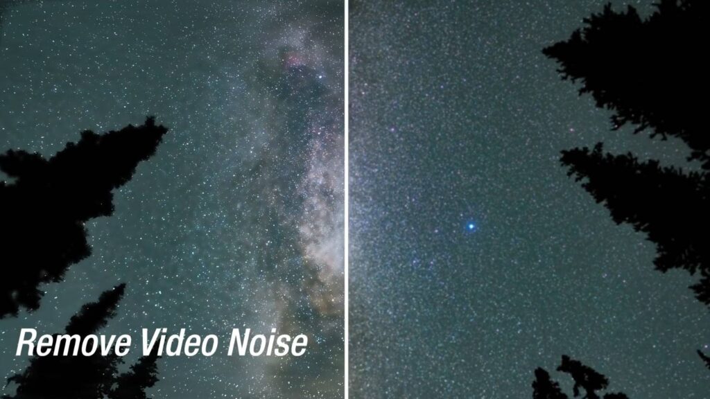 Ein Glück leistet die Rauschunterdrückung-Funktion gute Arbeit.