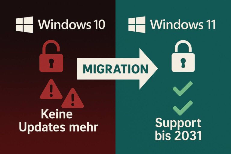 Windows 10 Support-Ende 2025: 5-Schritte-Migration für maximale IT-Sicherheit
