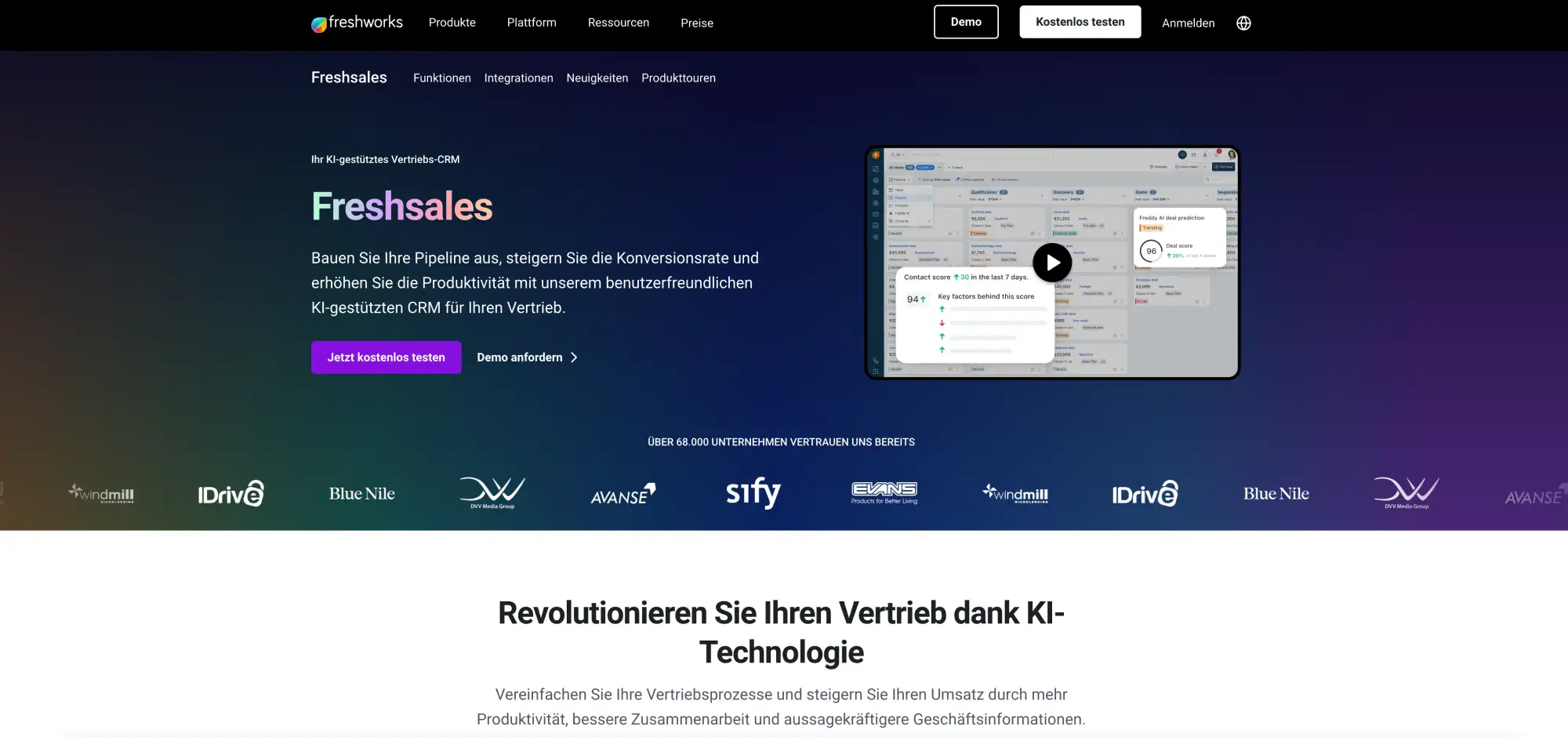 CRM-System Ratgeber Vergleich freshworks