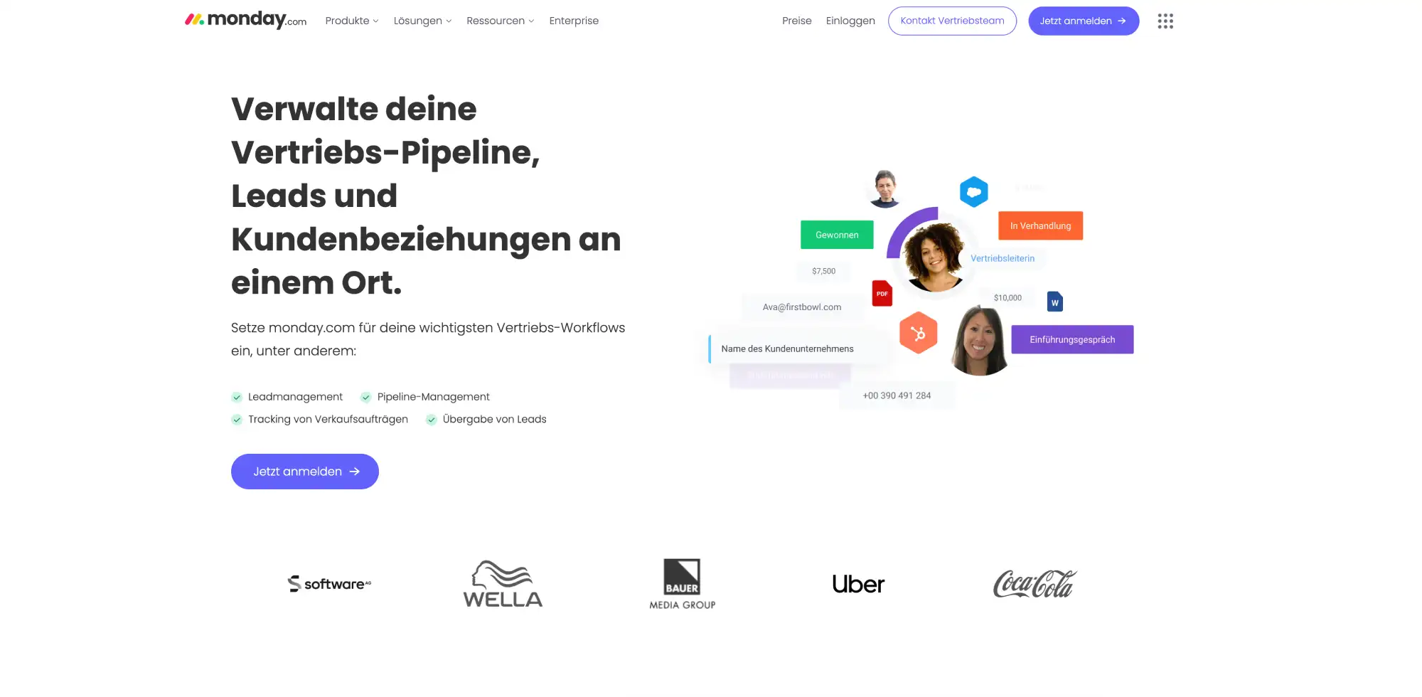 CRM-System Ratgeber Vergleich monday