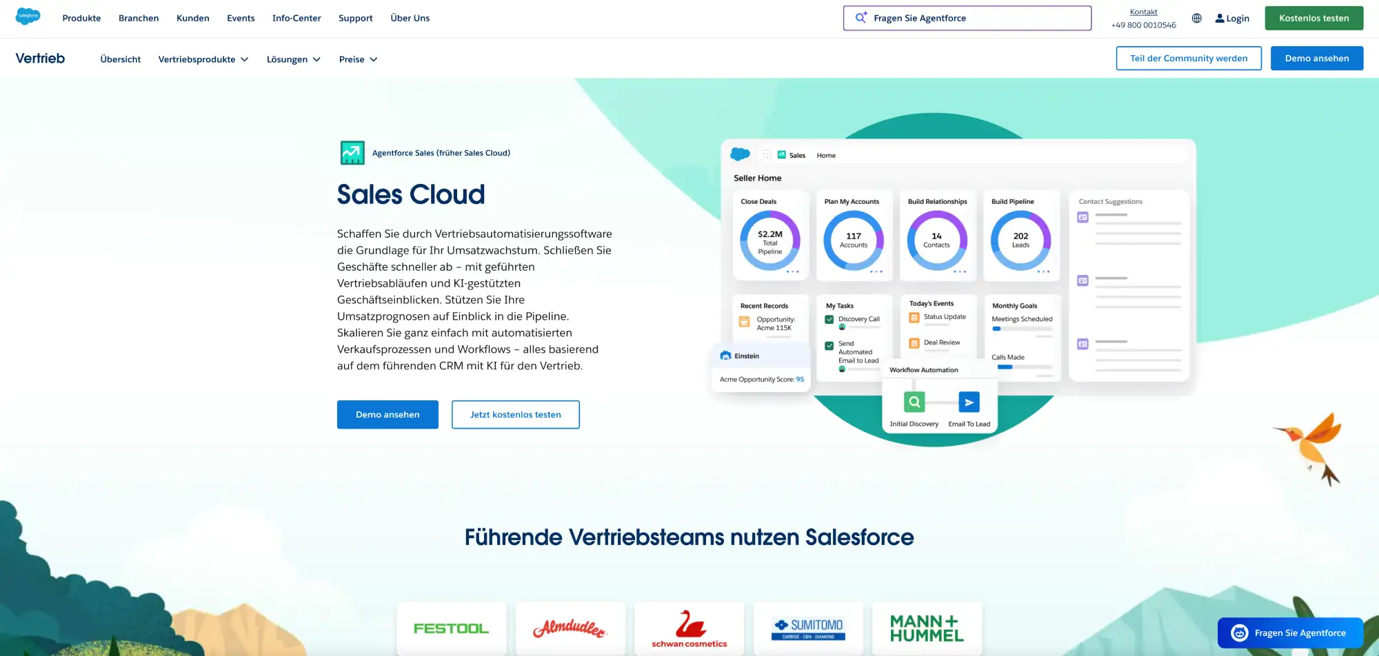 CRM-System Ratgeber Vergleich salesforce