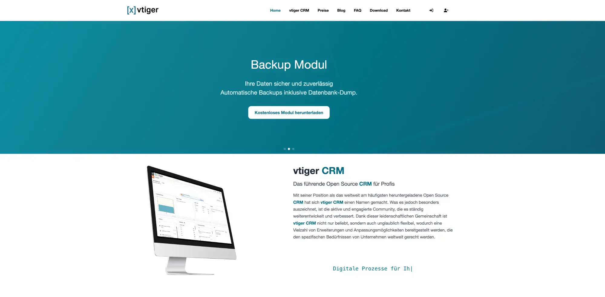 CRM-System Ratgeber Vergleich vTiger
