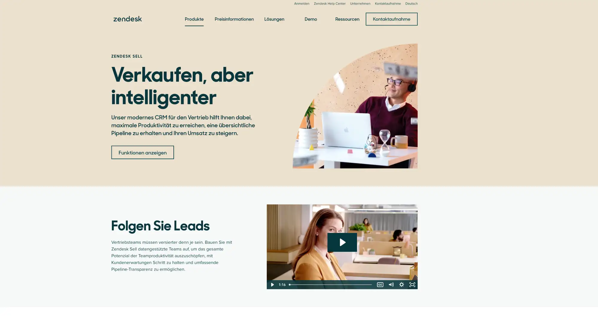 CRM-System Ratgeber Vergleich-zendesk CRM