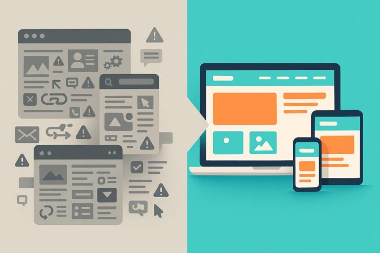 Flat Design: Minimalistische Gestaltung als strategischer Erfolgsfaktor für Ihren Website Relaunch