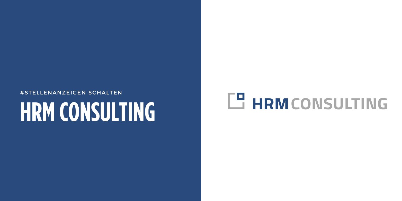 HRM CONSULTING Stellenanzeigen schalten