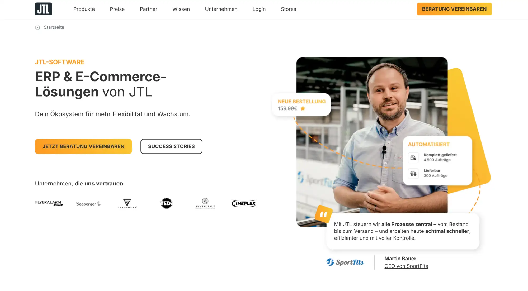 Shopsystem Vergleich Ratgeber Screenshot JTL