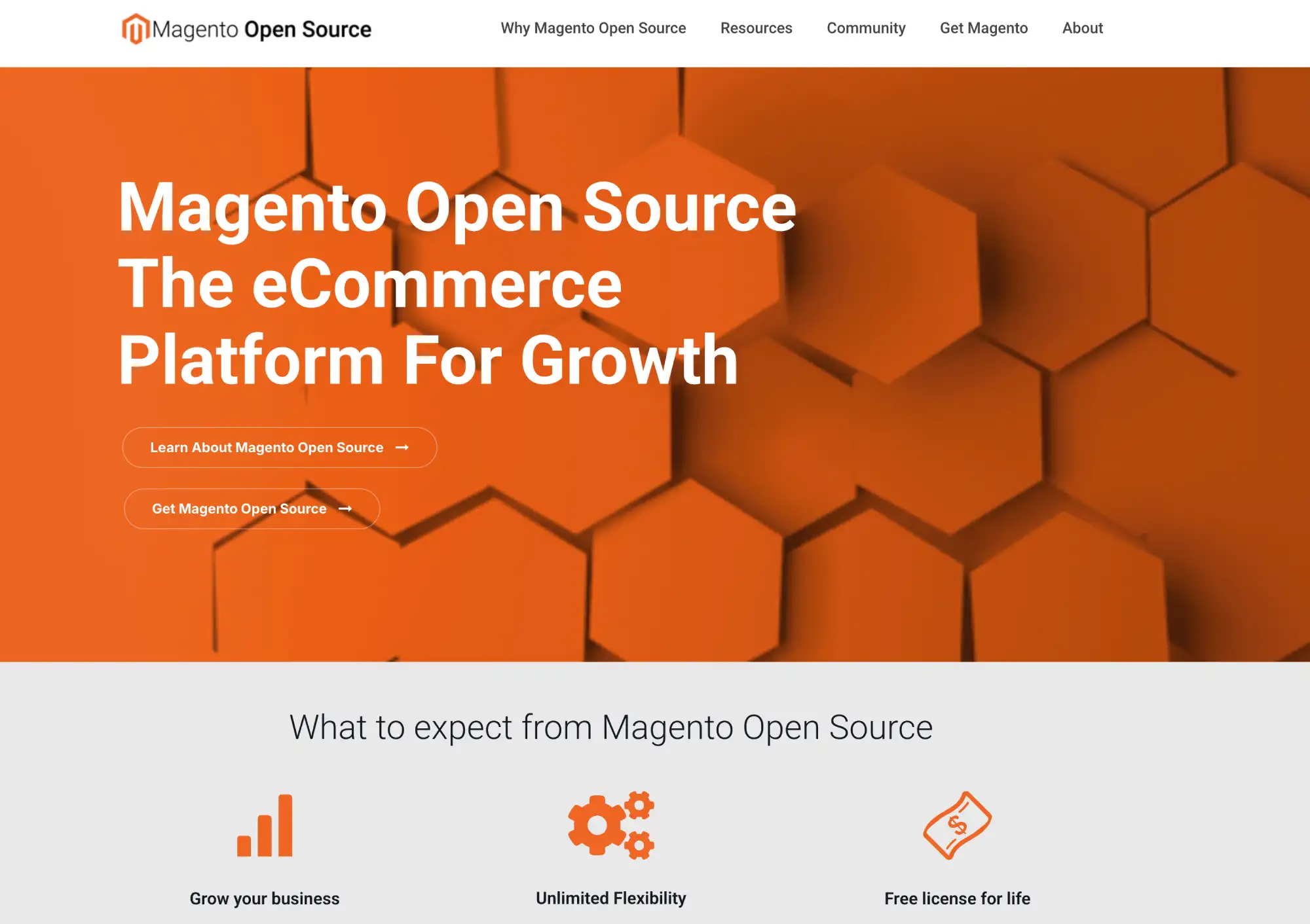 Shopsystem Vergleich Ratgeber Screenshot Magento Open Source