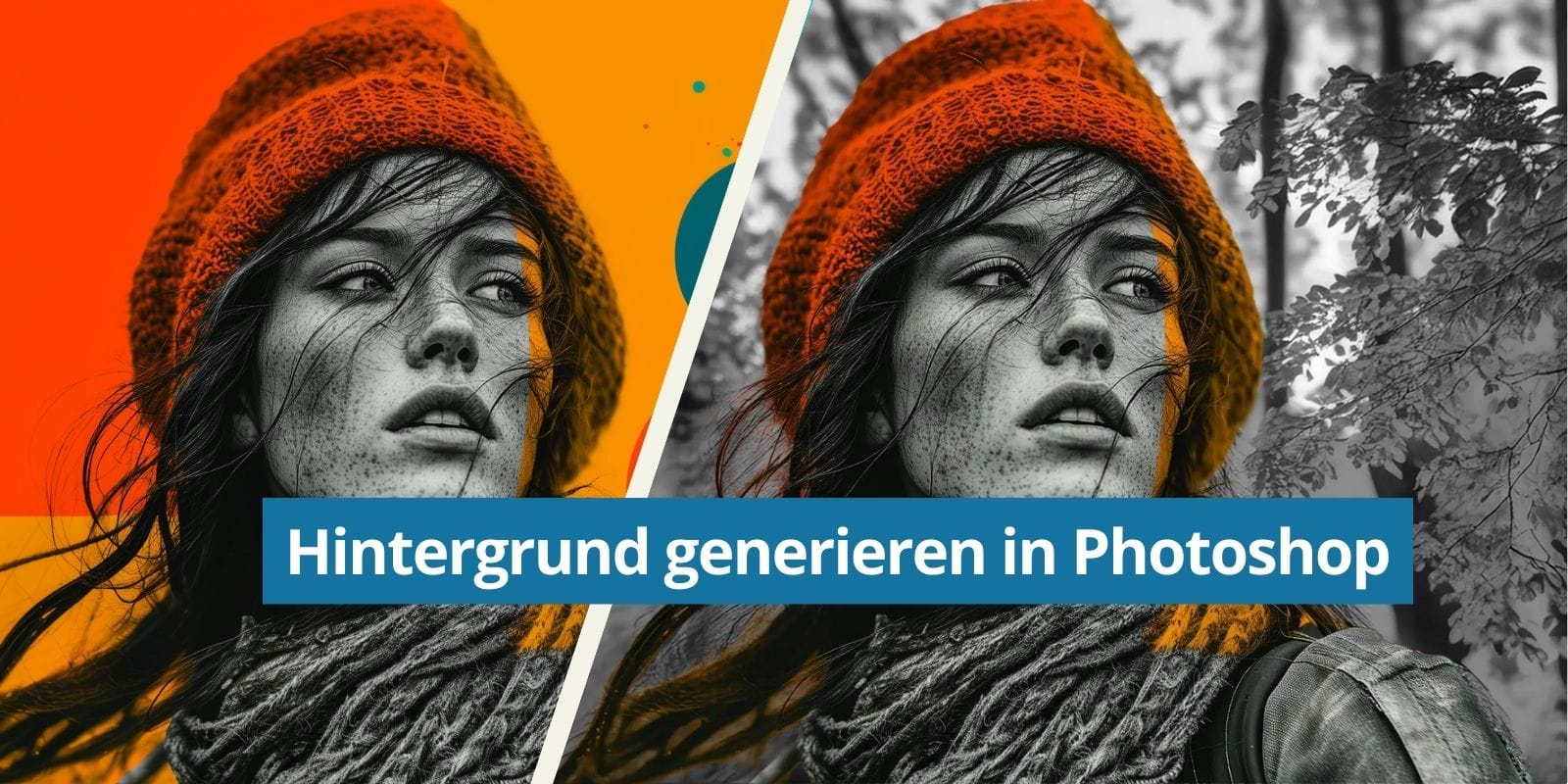 Hintergrund generieren in Photoshop Beitragsbild.