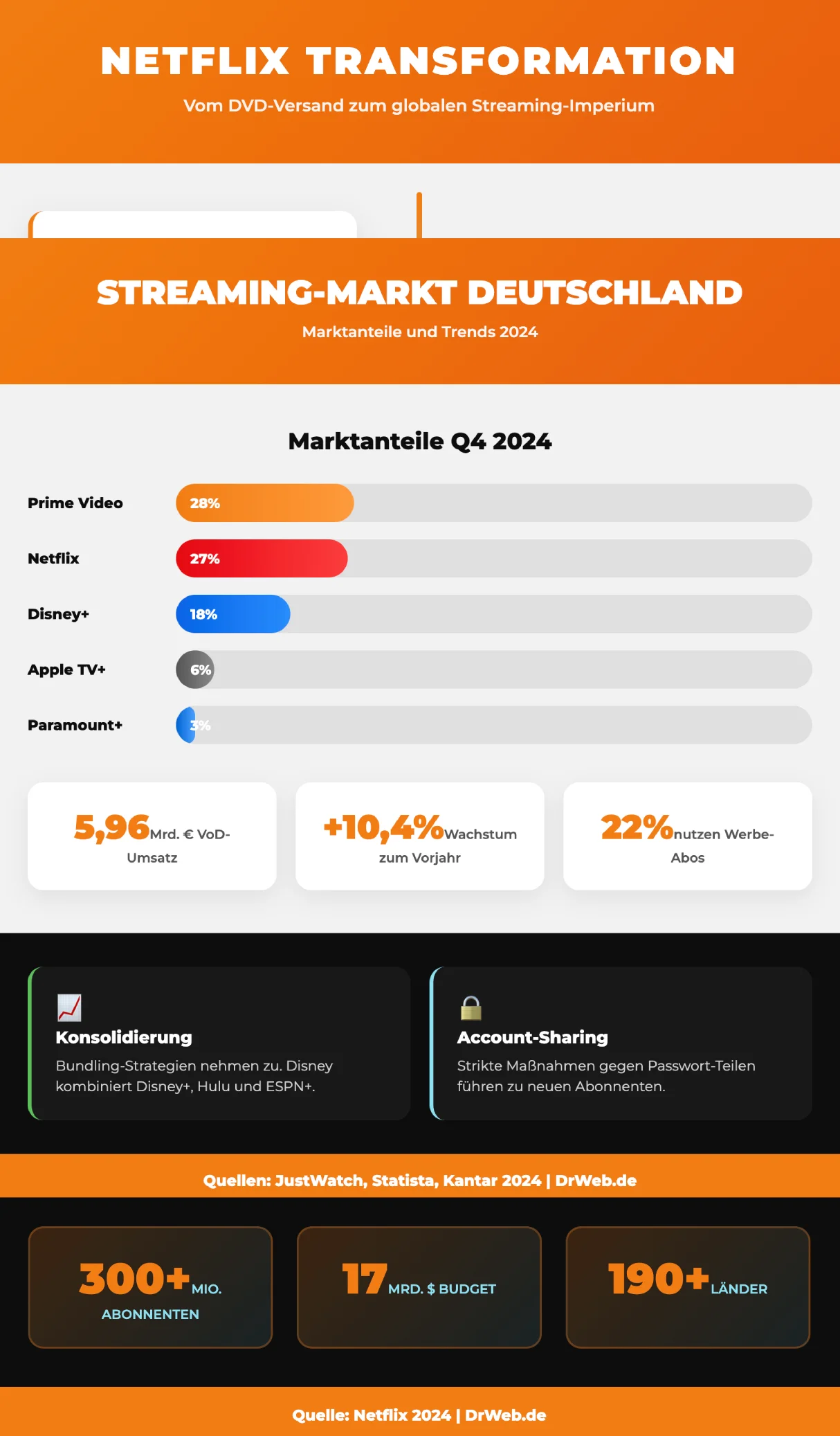 infografik netflix transformation