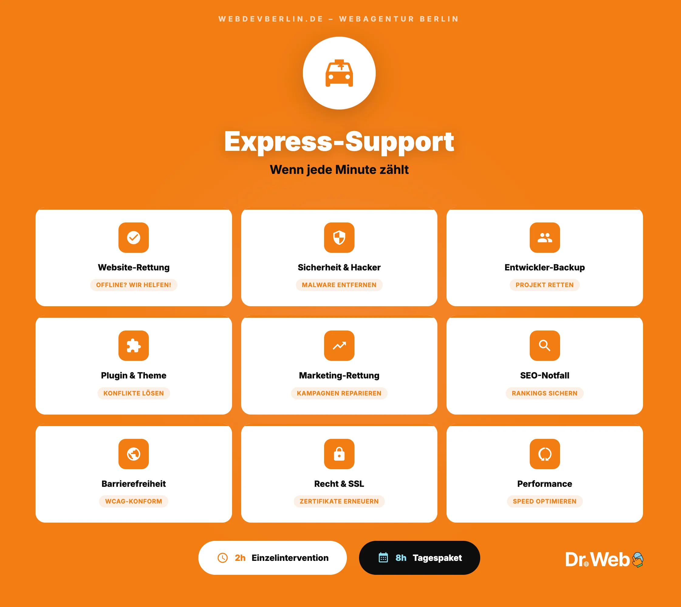 webdevberlin Infografik Express-Support