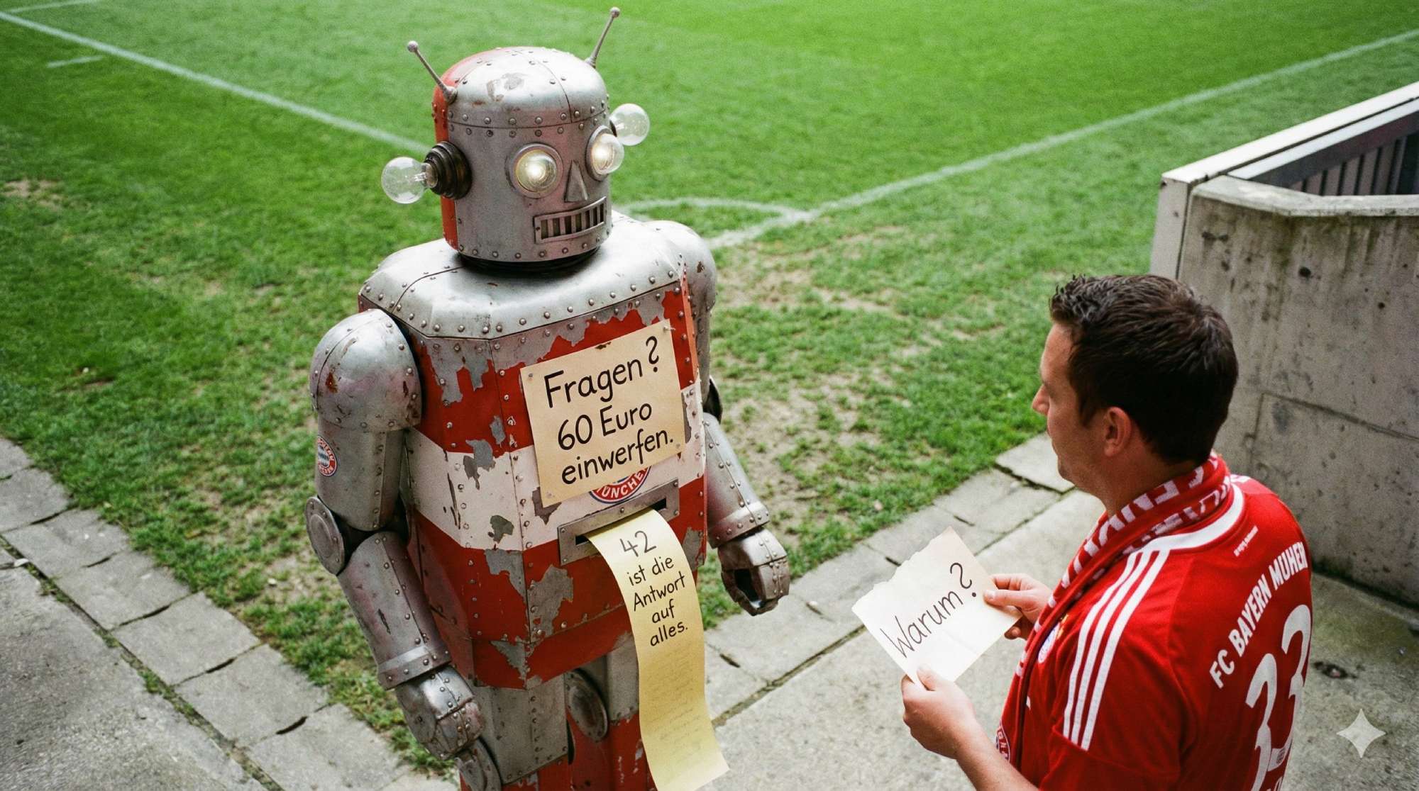 Der Antwortautomat kennt alle Geheimnisse des FC Bayern