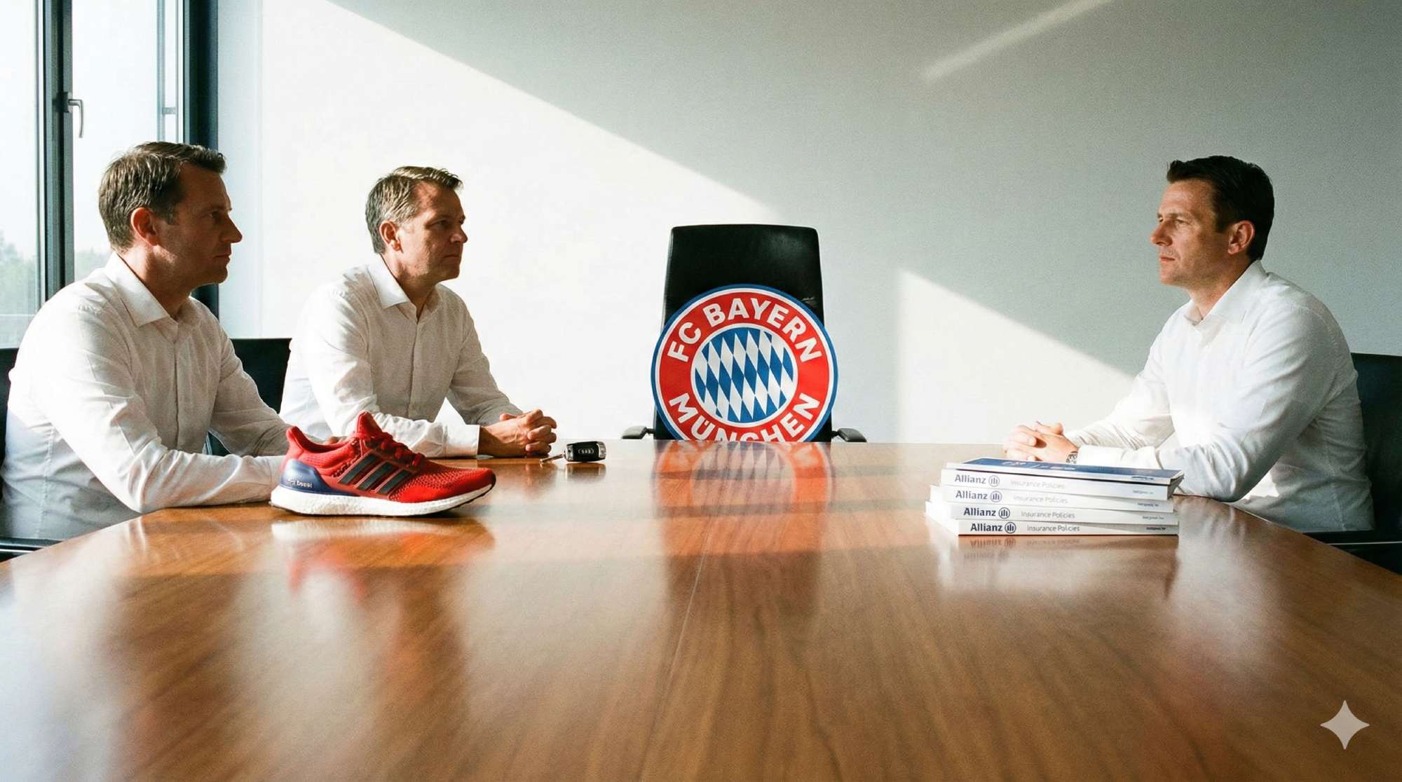 Drei DAX-Konzerne am Tisch. Aber der Verein hat immer noch den Vorsitz.