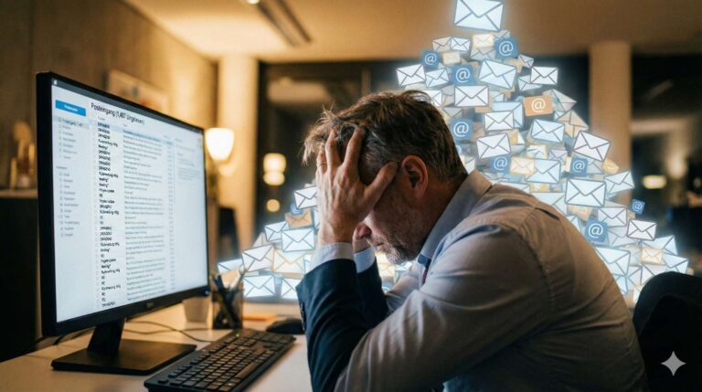 Der durchschnittliche Berufstätige in Deutschland erhält täglich 26 E-Mails, die potenziell archiviert werden müssen.