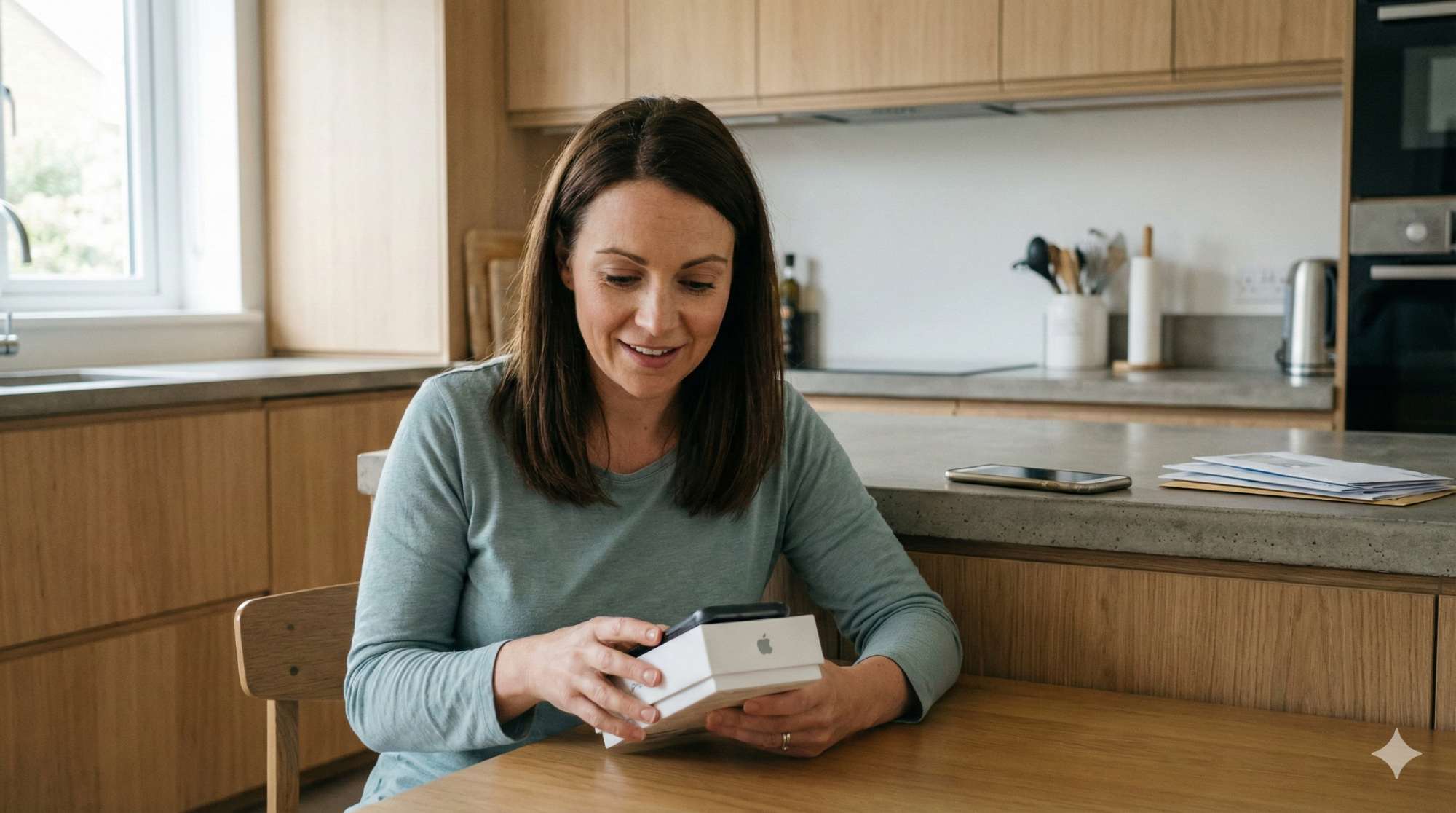 Die Freude über das neue Gerät ist real. Aber in drei Monaten wird es nur noch ein Telefon sein. Und auf der Küchenablage liegt ein iPhone, das noch Jahre weiter gute Dienste geleistet hätte.