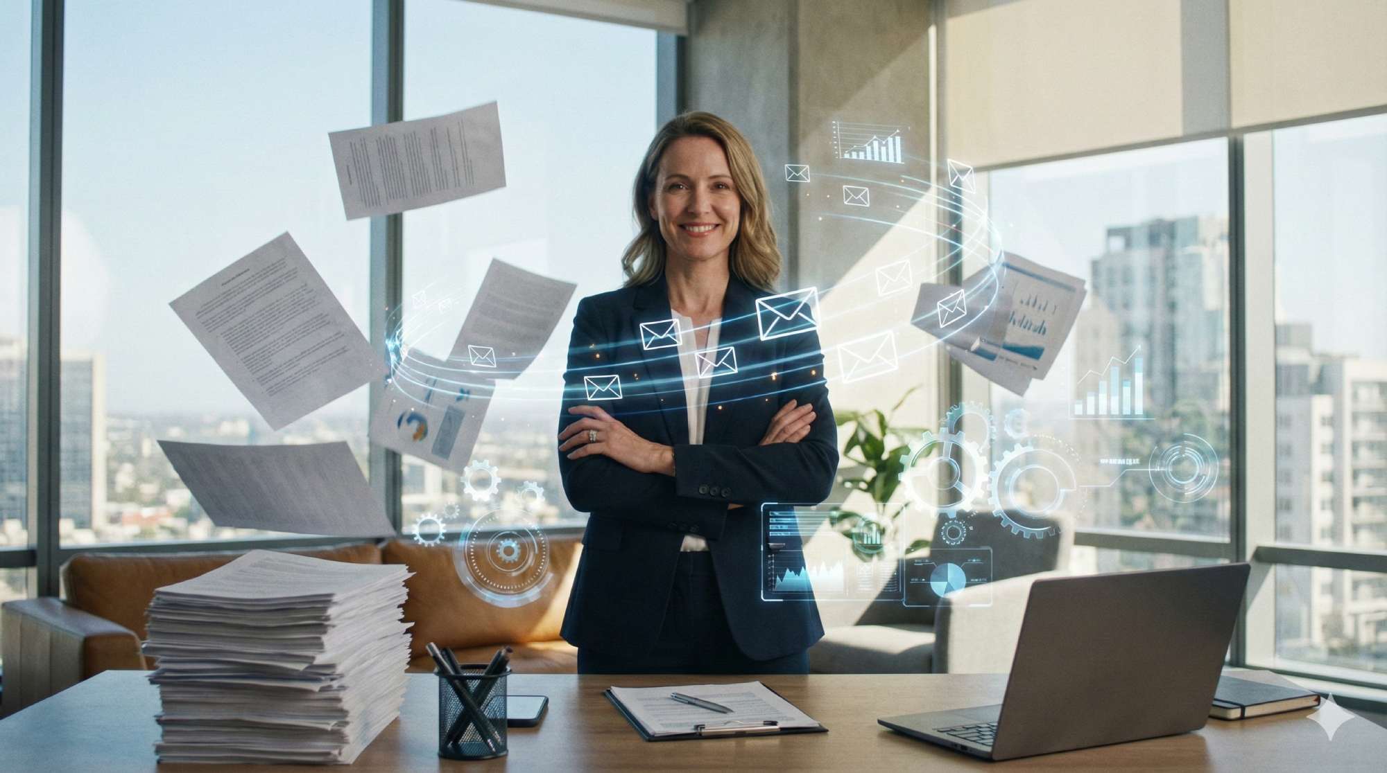 Automatisierte Workflows erledigen Routineaufgaben im Hintergrund &ndash; Sie konzentrieren sich auf die Beratung.