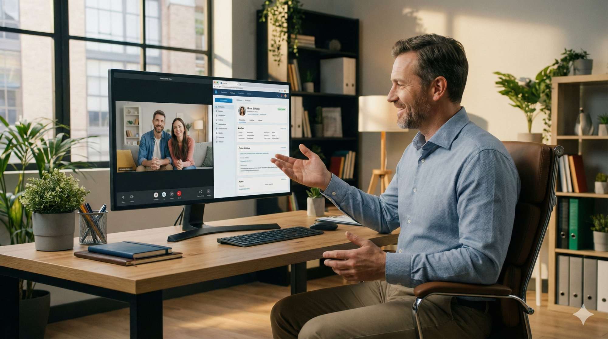 Alle relevanten Kundeninformationen auf einen Blick – auch während des Gesprächs, ohne hektisches Suchen.