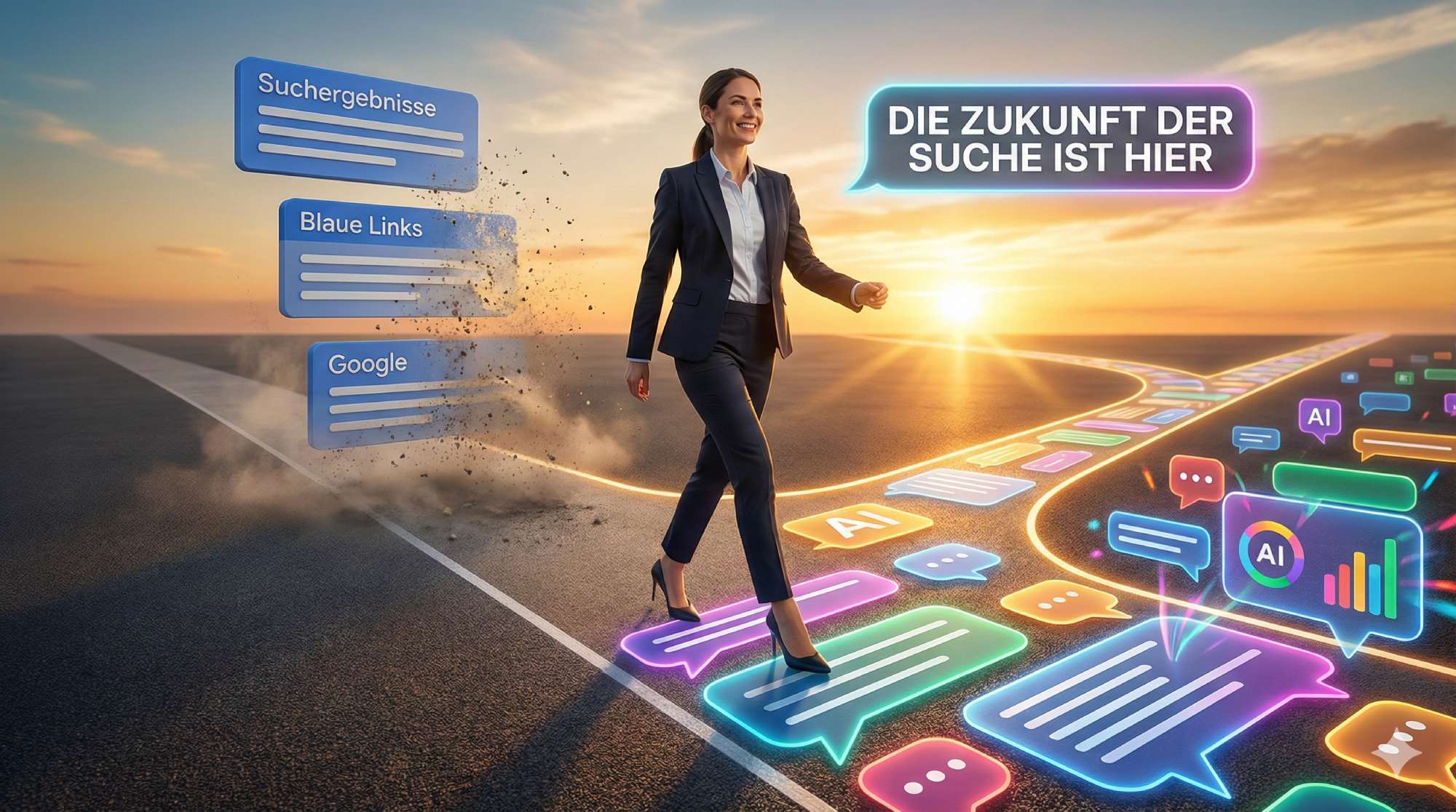 Die Suche der Zukunft ist keine Liste mehr, sondern eine Antwort. Wer in dieser Antwort fehlt, verliert Kunden.