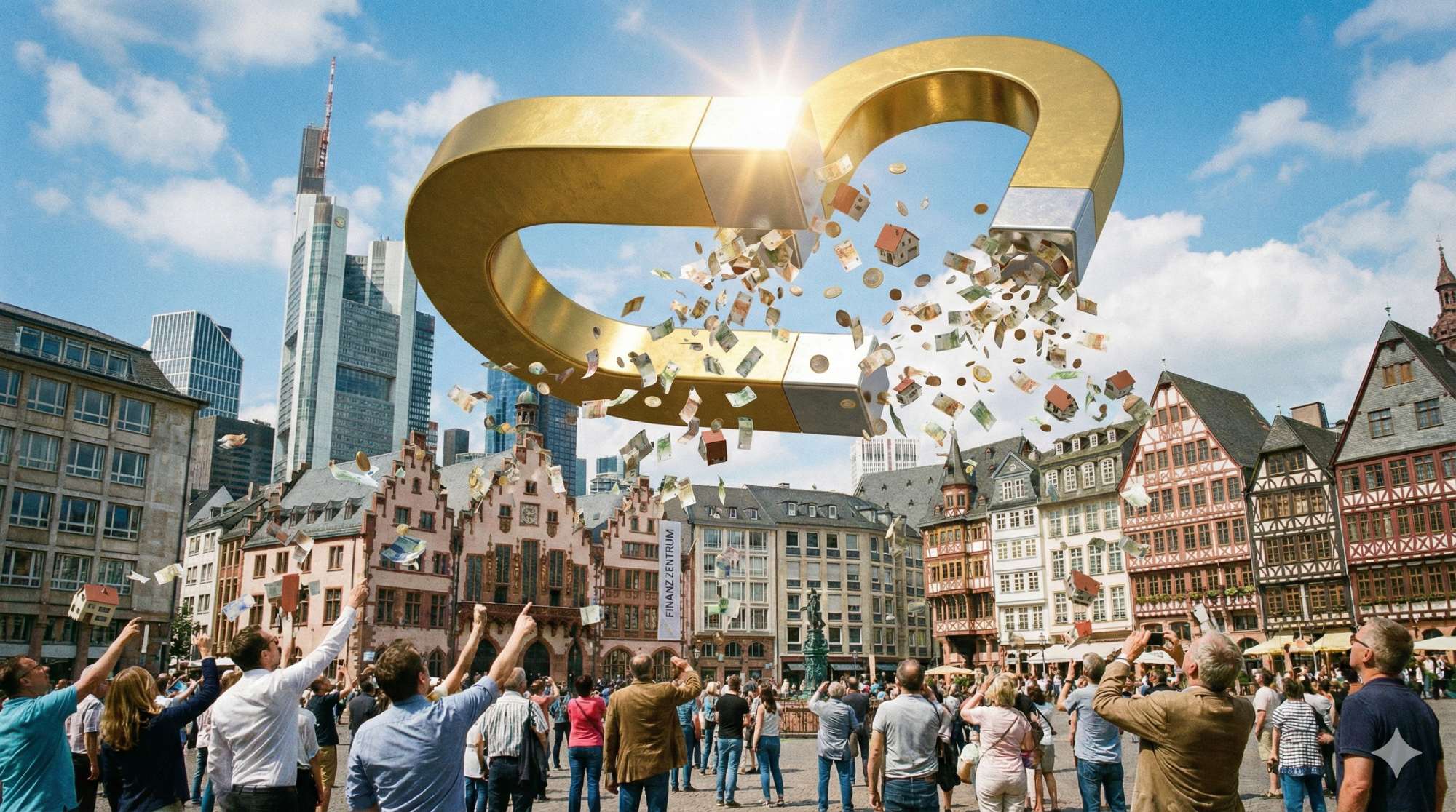 Der Matthäus-Effekt in Aktion: Vorhandenes Vermögen zieht weiteres Kapital überproportional an. Die obersten zehn Prozent besitzen über 70 Prozent des Nettogeldvermögens.