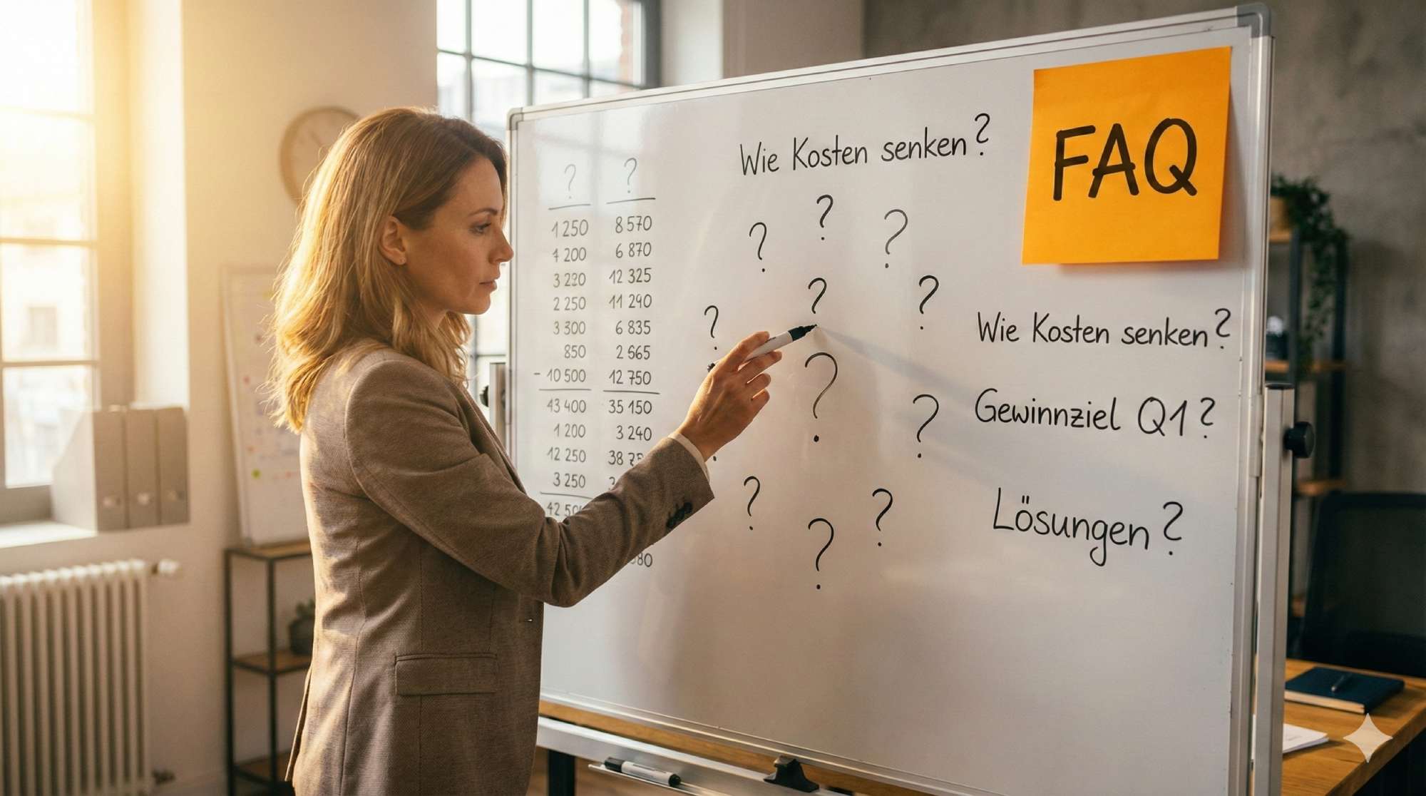 Die zehn häufigsten Fragen rund um Umsatz, Stundensatz und Abgaben für Selbständige auf einen Blick.