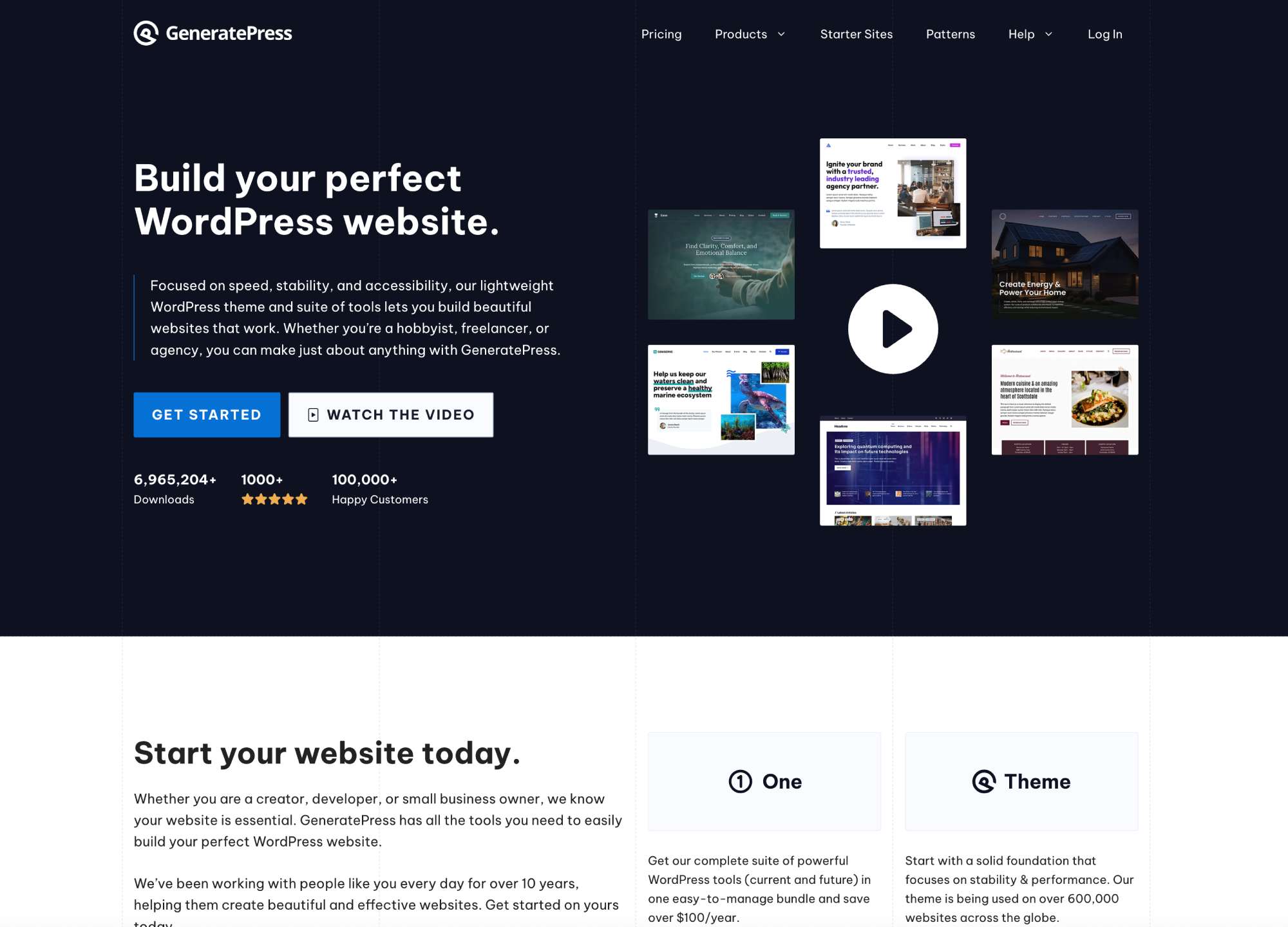 wordpress themes generatepress