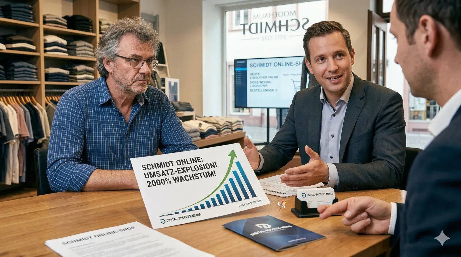 Onlineshop-Stationärer Handel Shops ohne Besucher