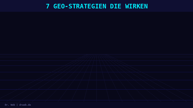 GEO-7-Strategien