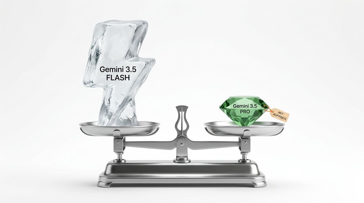 Waage mit Eisblitz (