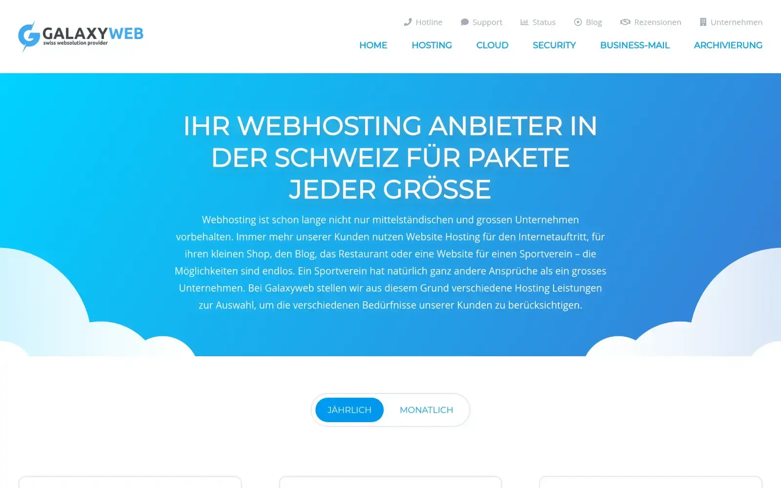 Galaxyweb Screenshot