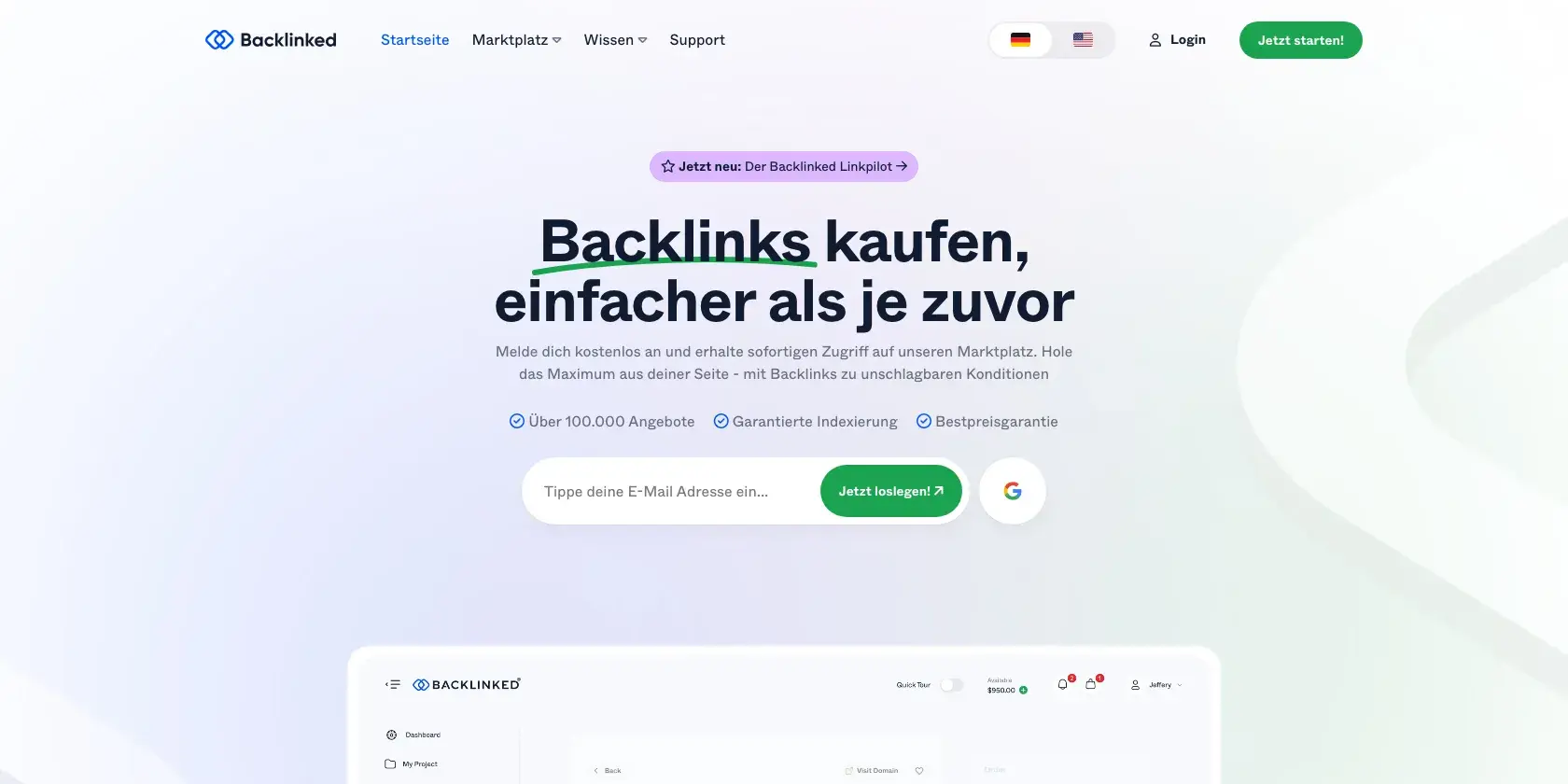 backlinked Screenshot