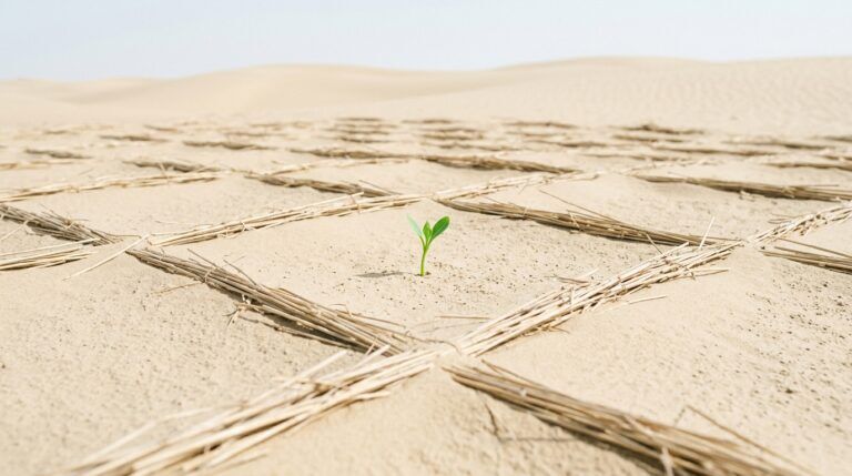 China und Wiederaufforstung: Aus der Wüste wird eine CO2-Senke