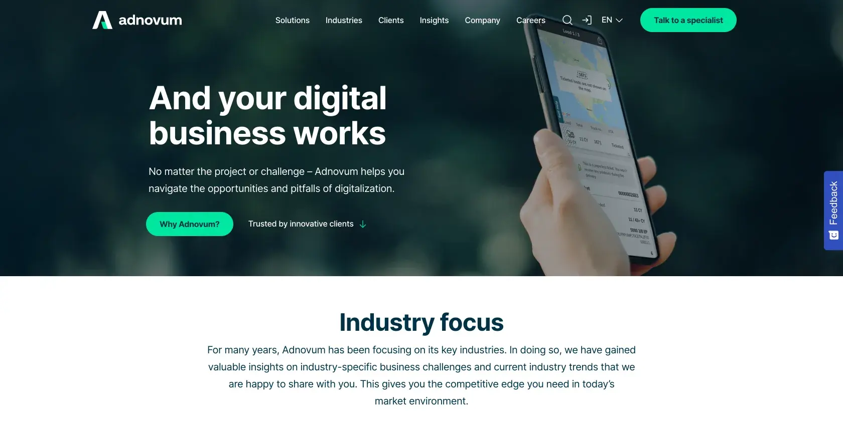 Adnovum Screenshot