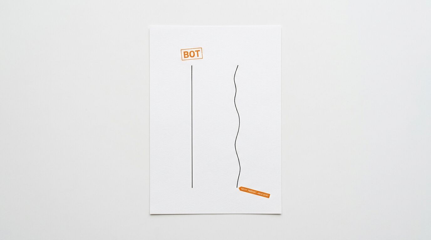 Papierblatt mit Stempel