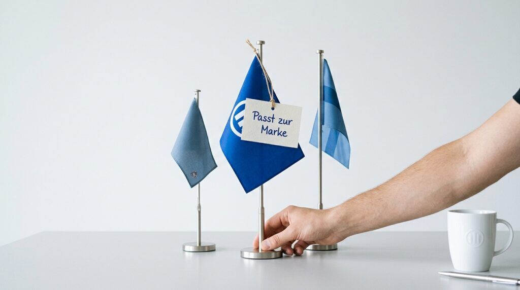 Corporate Identity in Print: Wie Unternehmen Fahnen und Flaggen als Markensignal einsetzen
