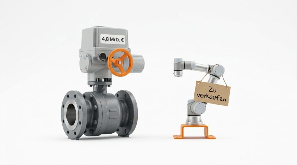 Erst die Roboter verkaufen, dann Ventile kaufen: ABB zahlt 4,8 Milliarden Euro für Rotork