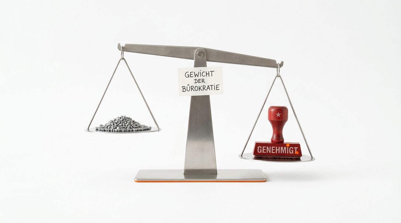 Waage mit Beschriftung
