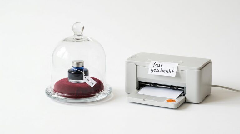 HP: Warum kostet die Tinte mehr als der Drucker?