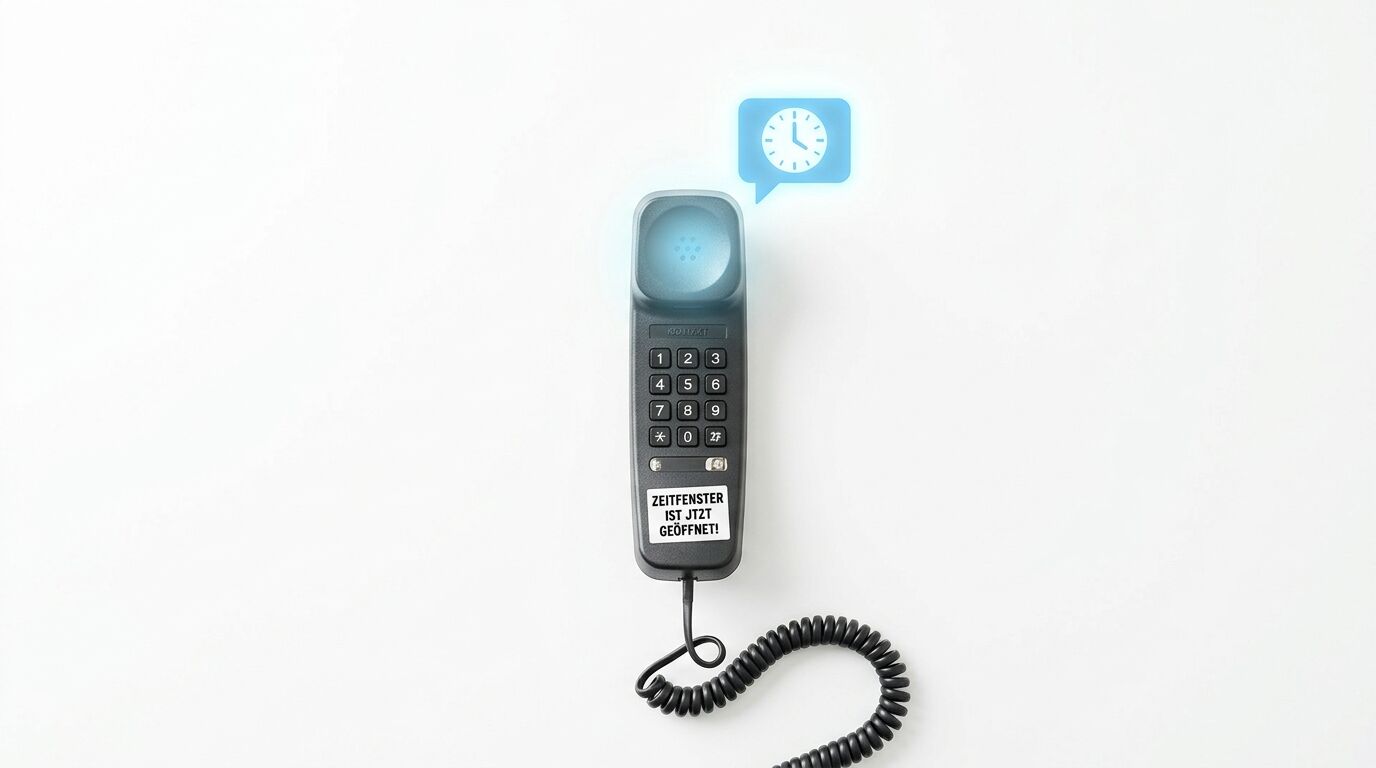Telefon mit Aufkleber