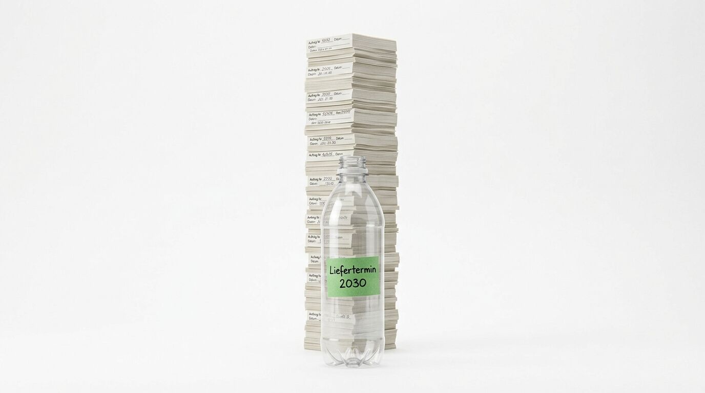 Flasche mit Notiz 