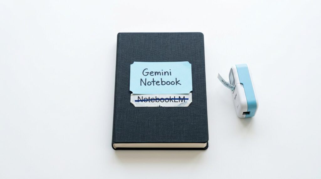 NotebookLM heißt jetzt Gemini Notebook