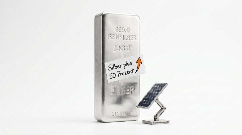 Silber: Der Rohstoff, den die Solarwende verschlingt