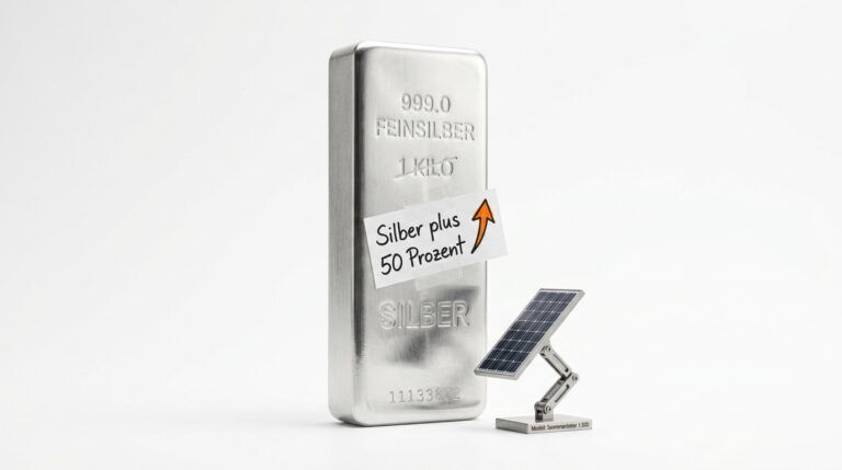 Silber: Der Rohstoff, den die Solarwende verschlingt