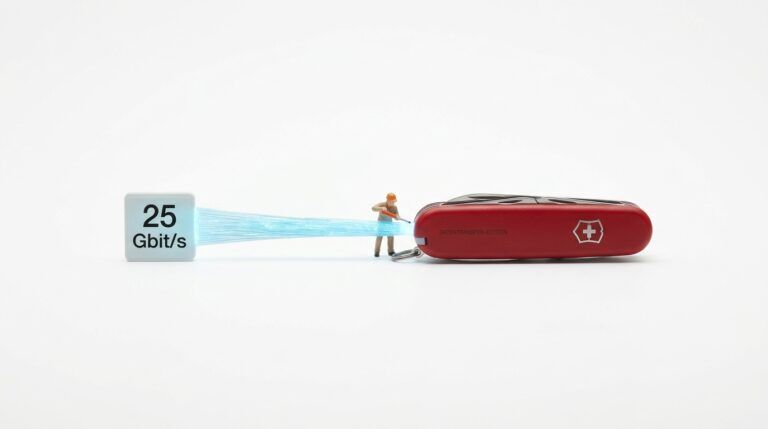 Warum die Schweiz schon 25-Gigabit-Internet hat