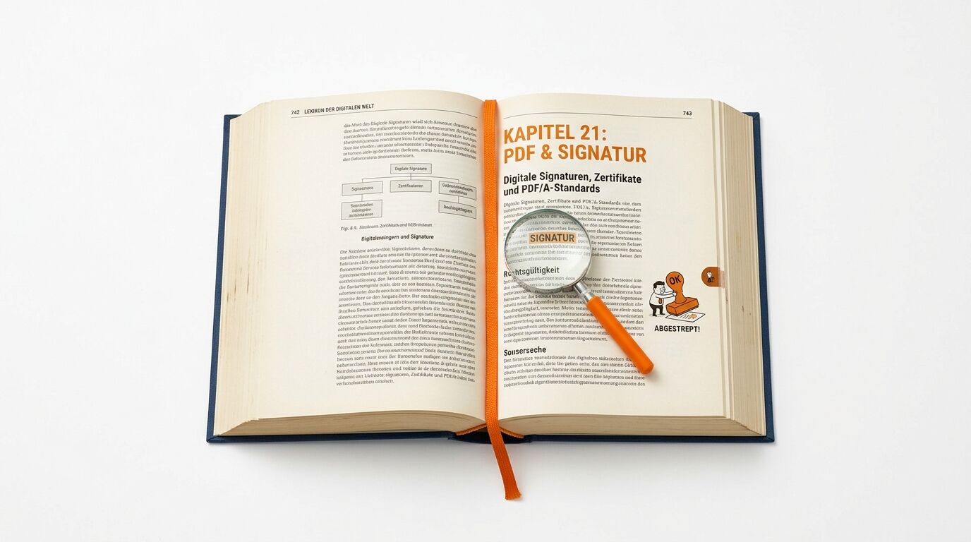 Aufgeschlagenes Buch zu