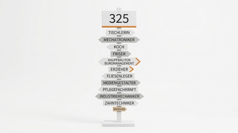 Alle 325 Ausbildungsberufe: vom Augenoptiker bis zum Zweiradmechatroniker