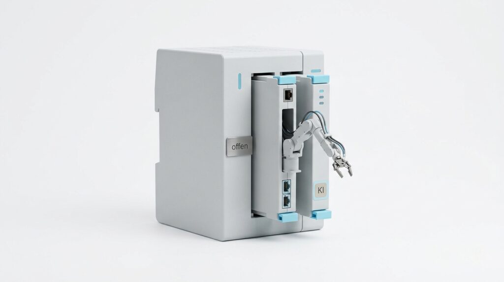 Container statt Firmware: Festo öffnet die Fabriksteuerung für fremde KI- und Roboter-Software
